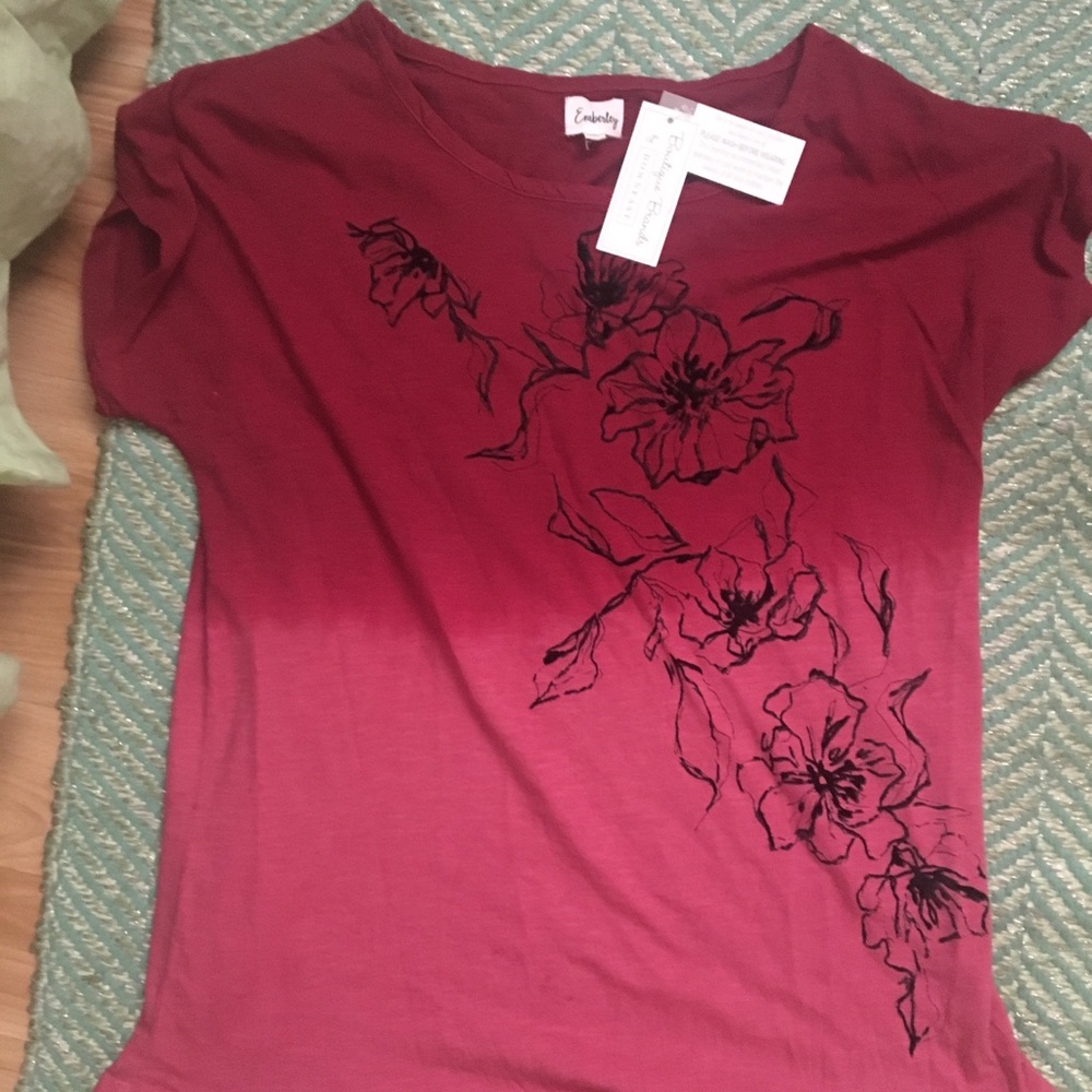 NWT Flower Shirt